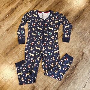 Cosmic Love  sleeper pajama one piece long sleeve pants Woodsy fox desig…
